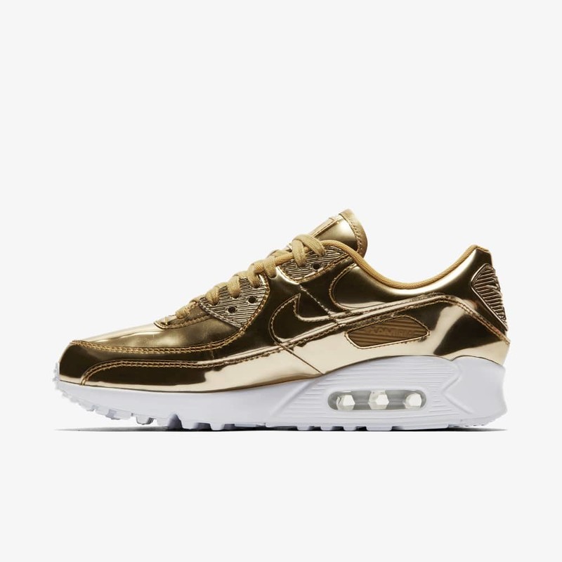 air max 90 metallic gold